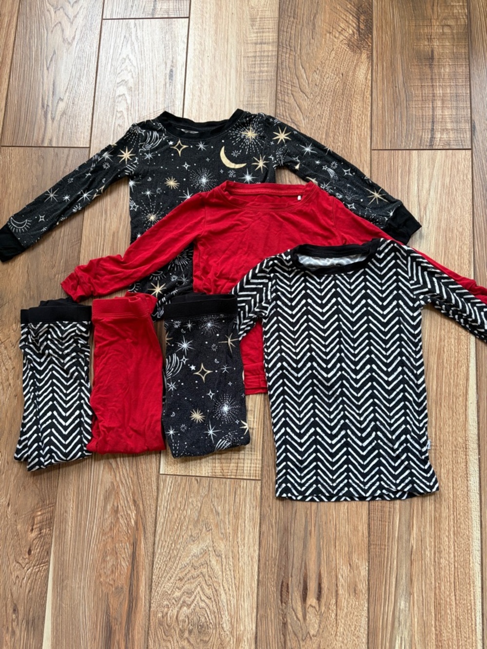 Little Sleepies 2T pajamas (lot of 3 long sleeved sets)